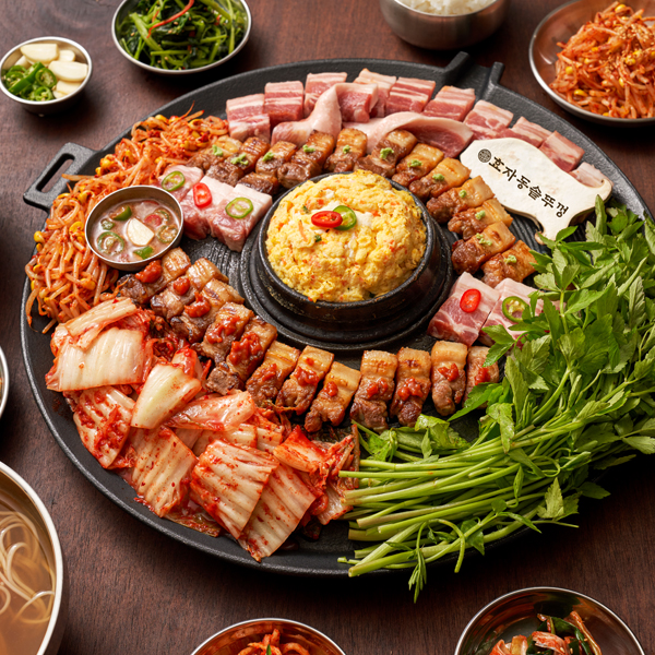 듀록흑돼지삼겹살 한 판