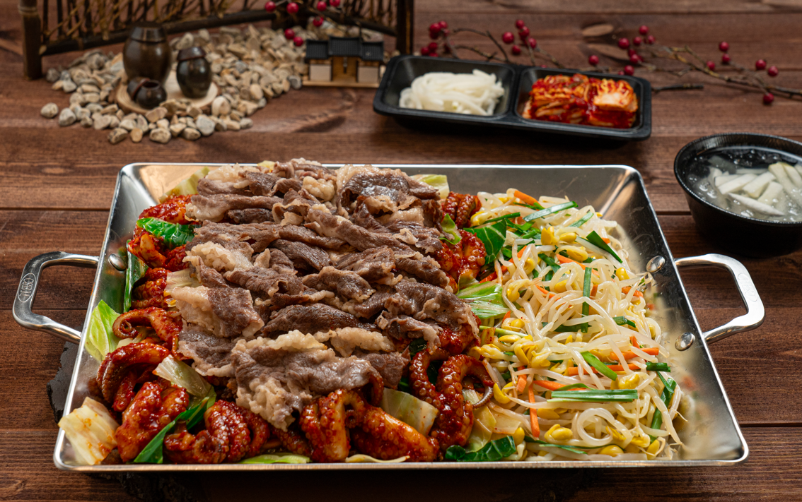 불쭈차돌삼합(중/대)