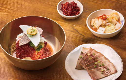 제주메밀100% 순면 냉면제육세트