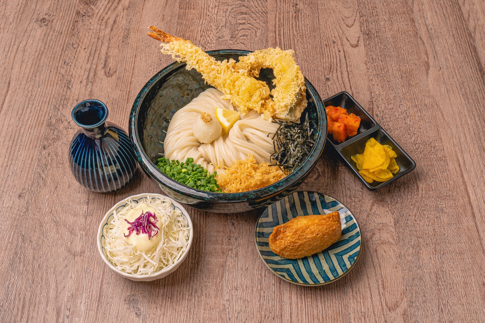 자가제면 텐붓카케우동(냉)