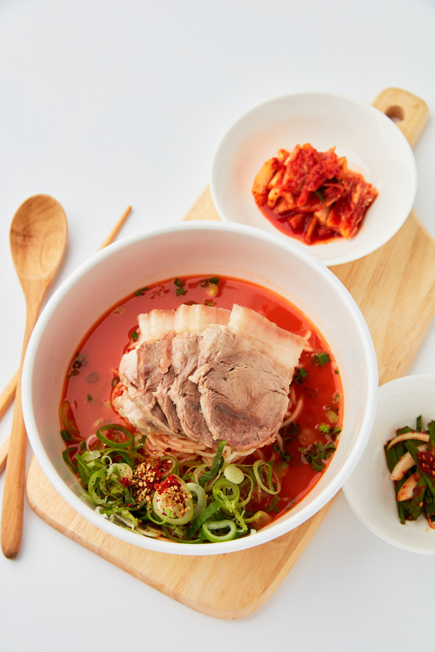 얼큰고기국수