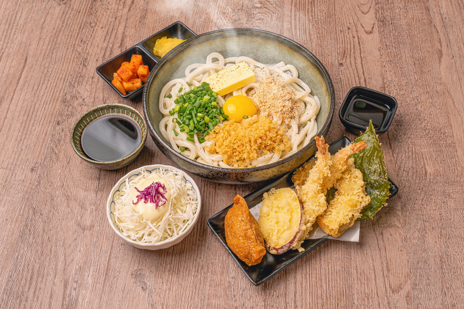 가마버터우동정식(온)