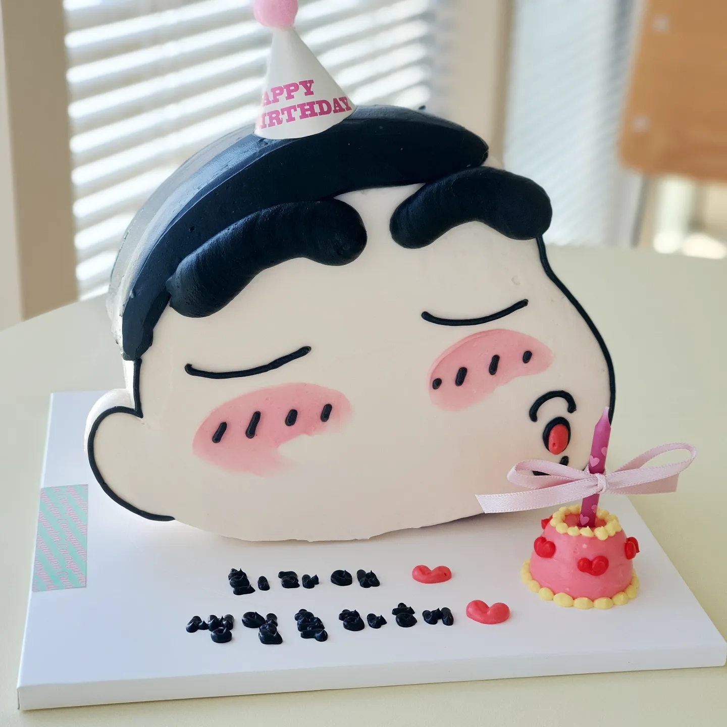 짱구와캐릭터입체케이크