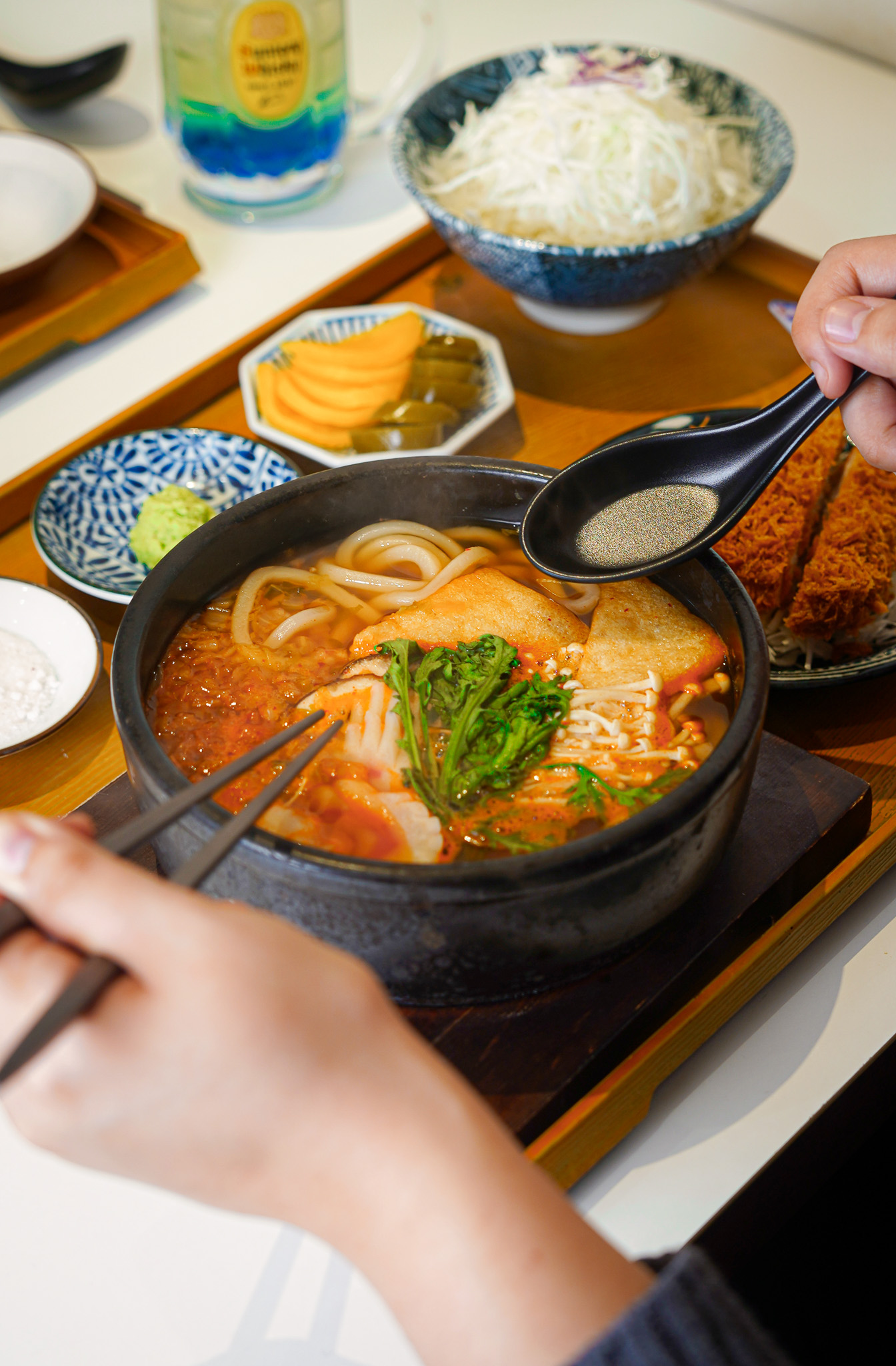 김치우동정식