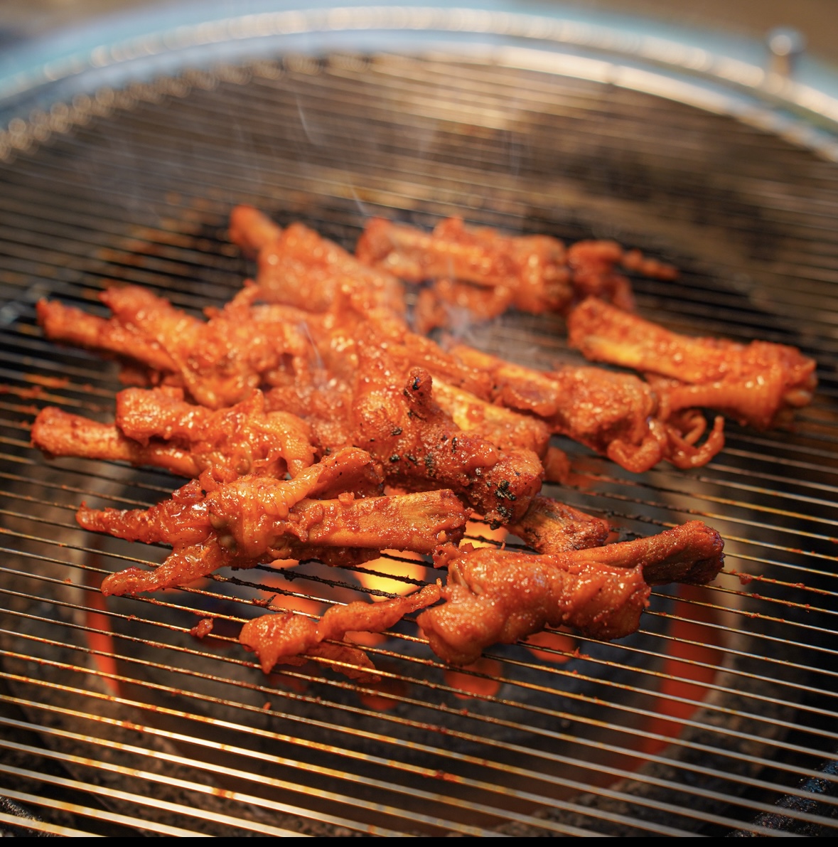 연탄 직화 닭발