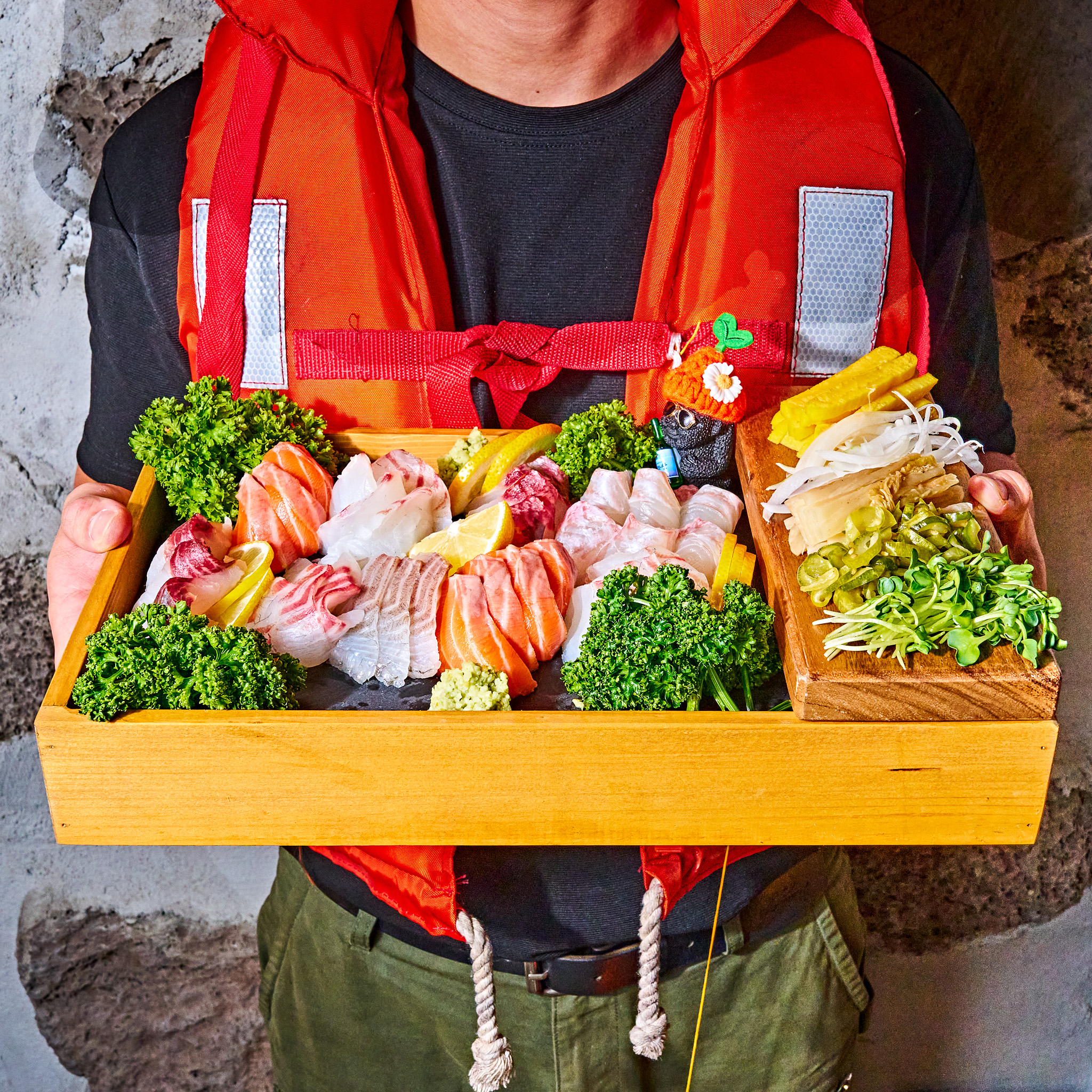 자연산제철모둠 숙성사시미(중,3인)