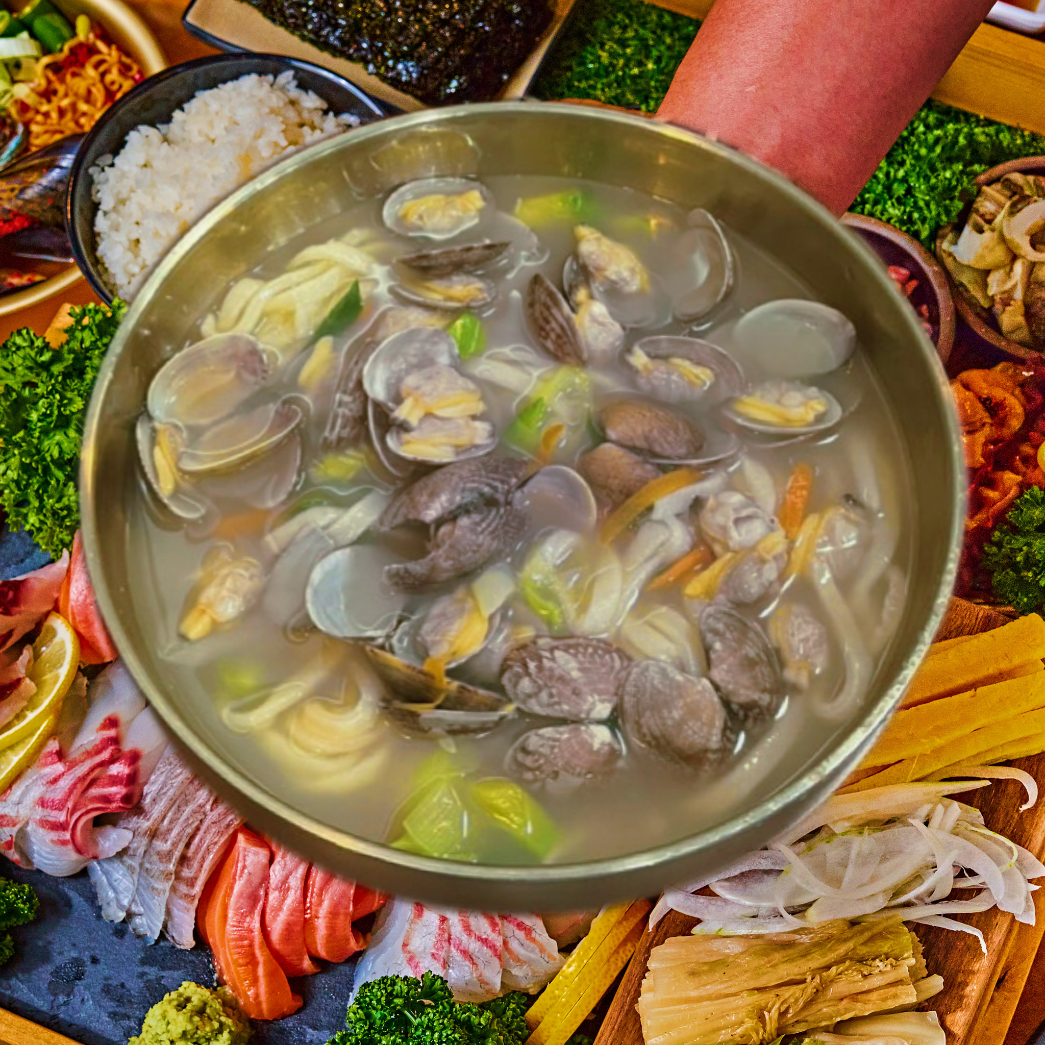 점심 이벤트) 바지락칼국수