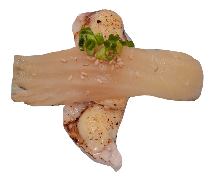 황새치묵은지갈릭초밥
