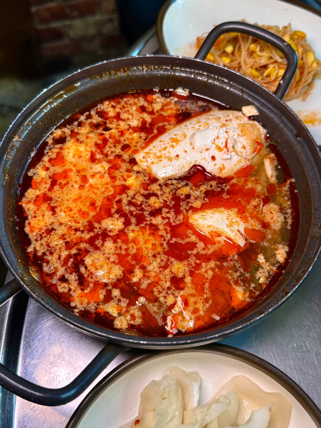 순두부찌개 추가