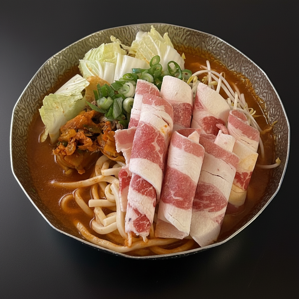 우삼겹 김치나베