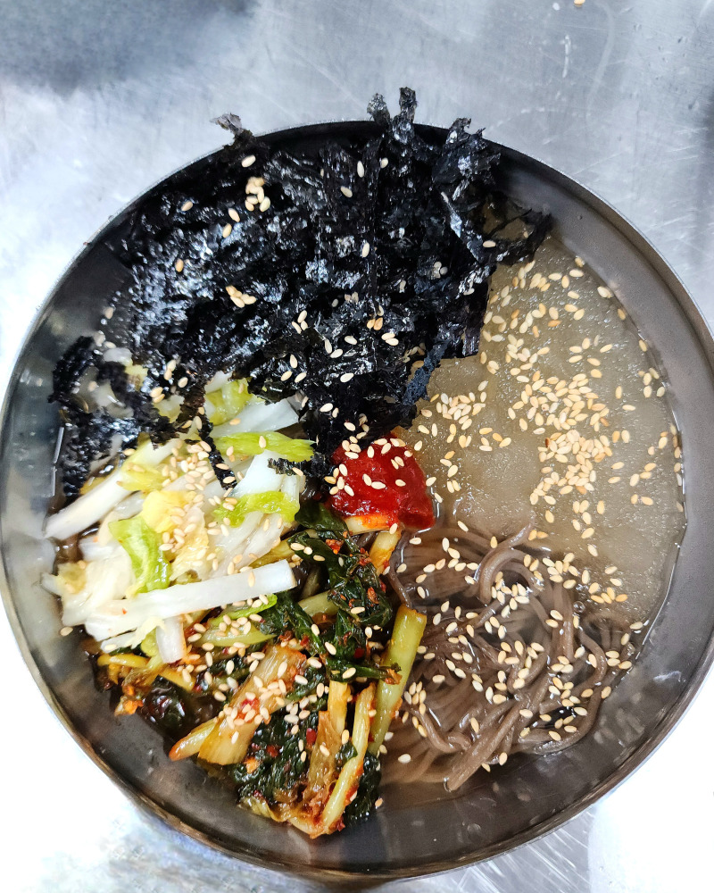 살얼음 열무 막국수