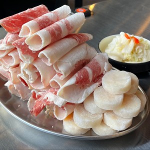 차돌박이관자삼합 150g ★