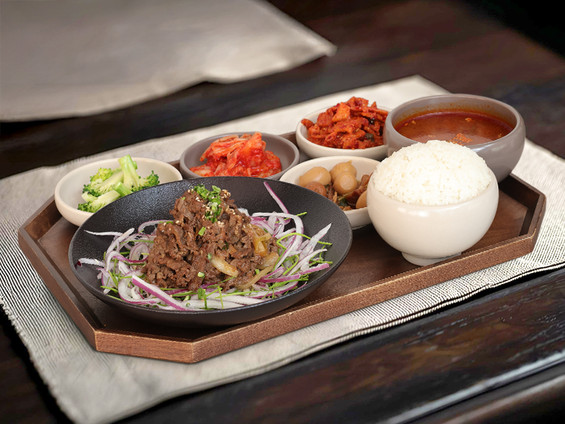 소불고기 정식(점심메뉴)