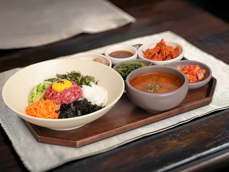1++한우육회비빔밥(점심메뉴)