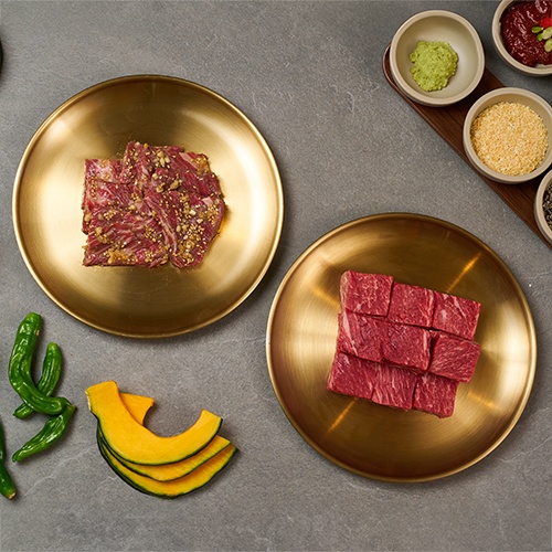 진꽃살 세트(소고기) 500g