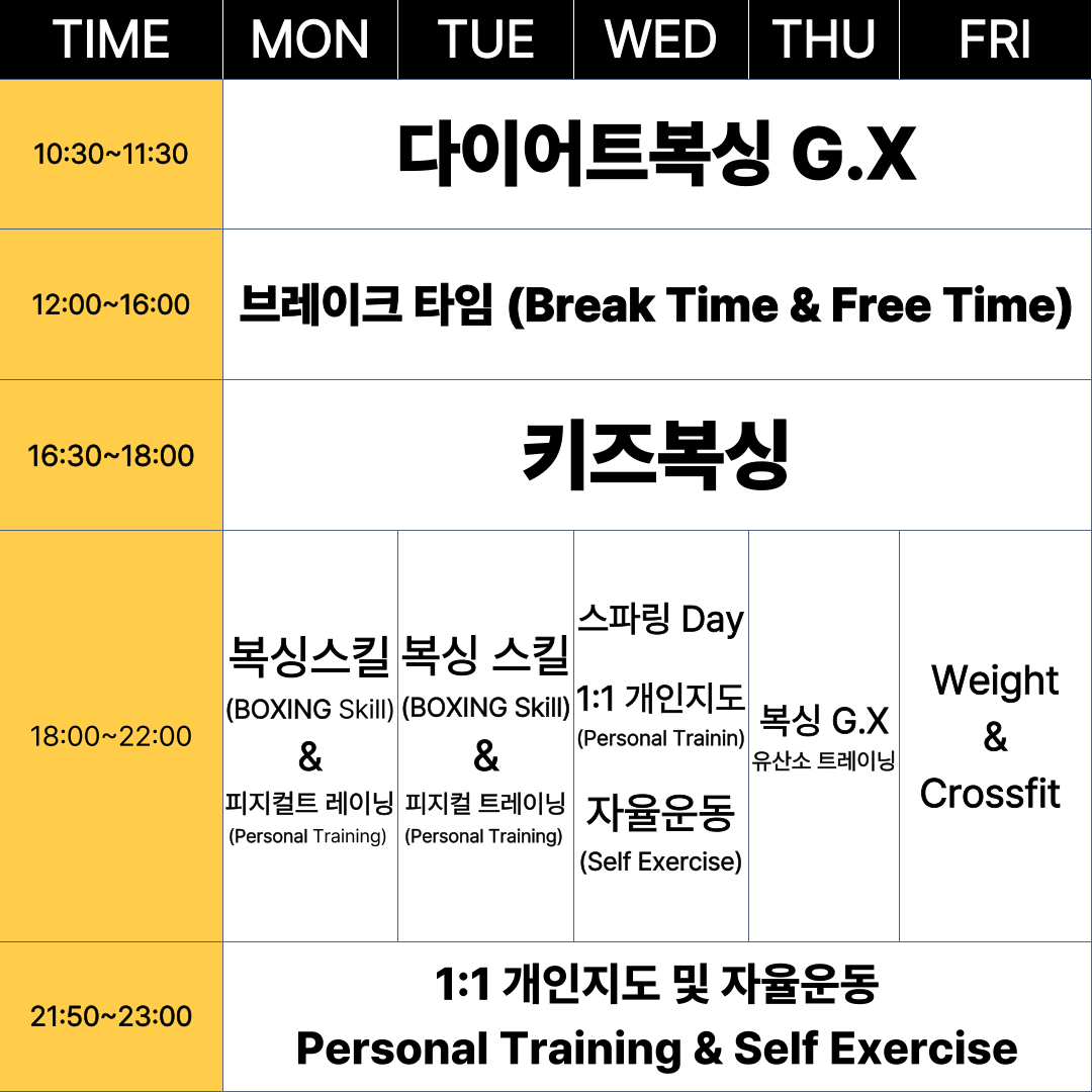 경기도 이천시 이섭대천로 복싱체육관 이천철권복싱체육관 내부 모습 2