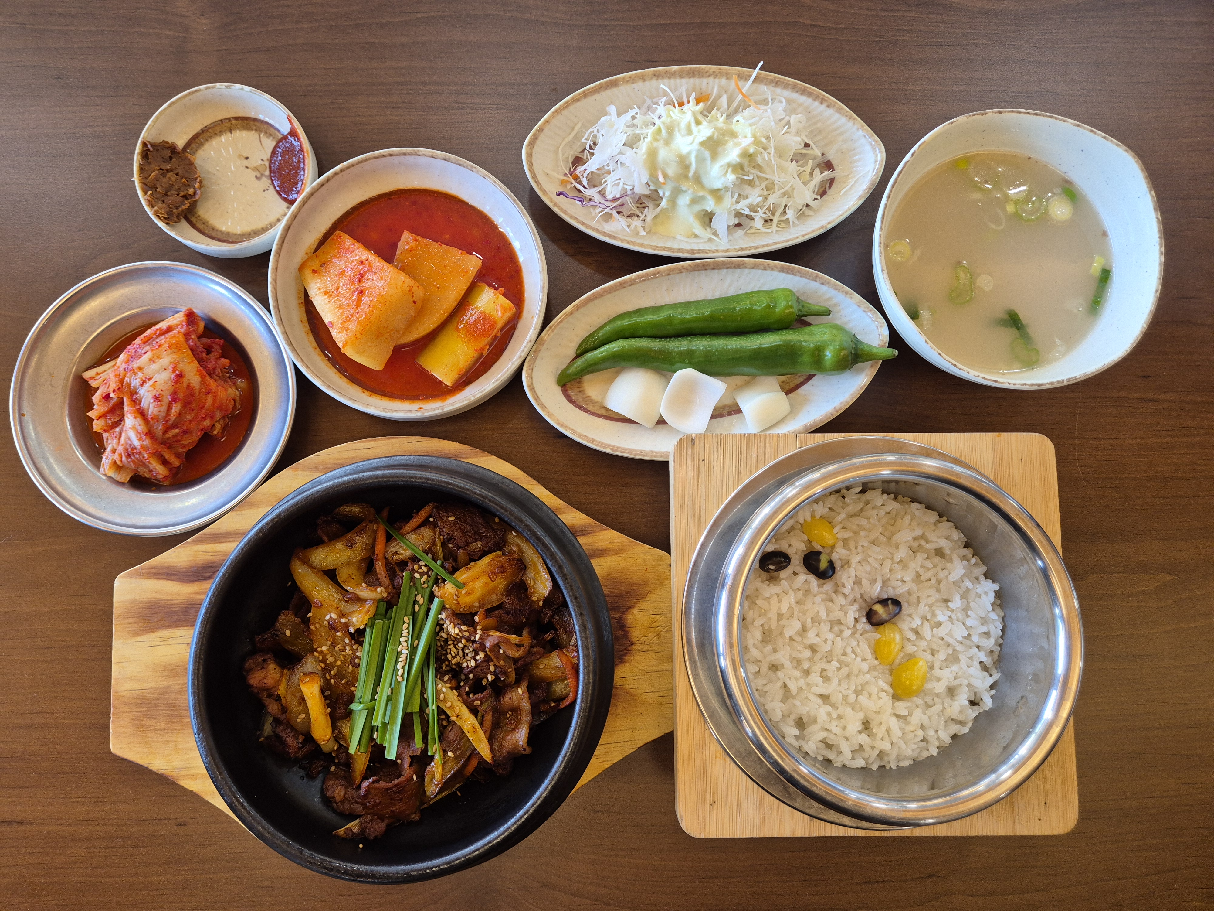 [불향가득]매콤뚝배기 제육(솥밥포함)