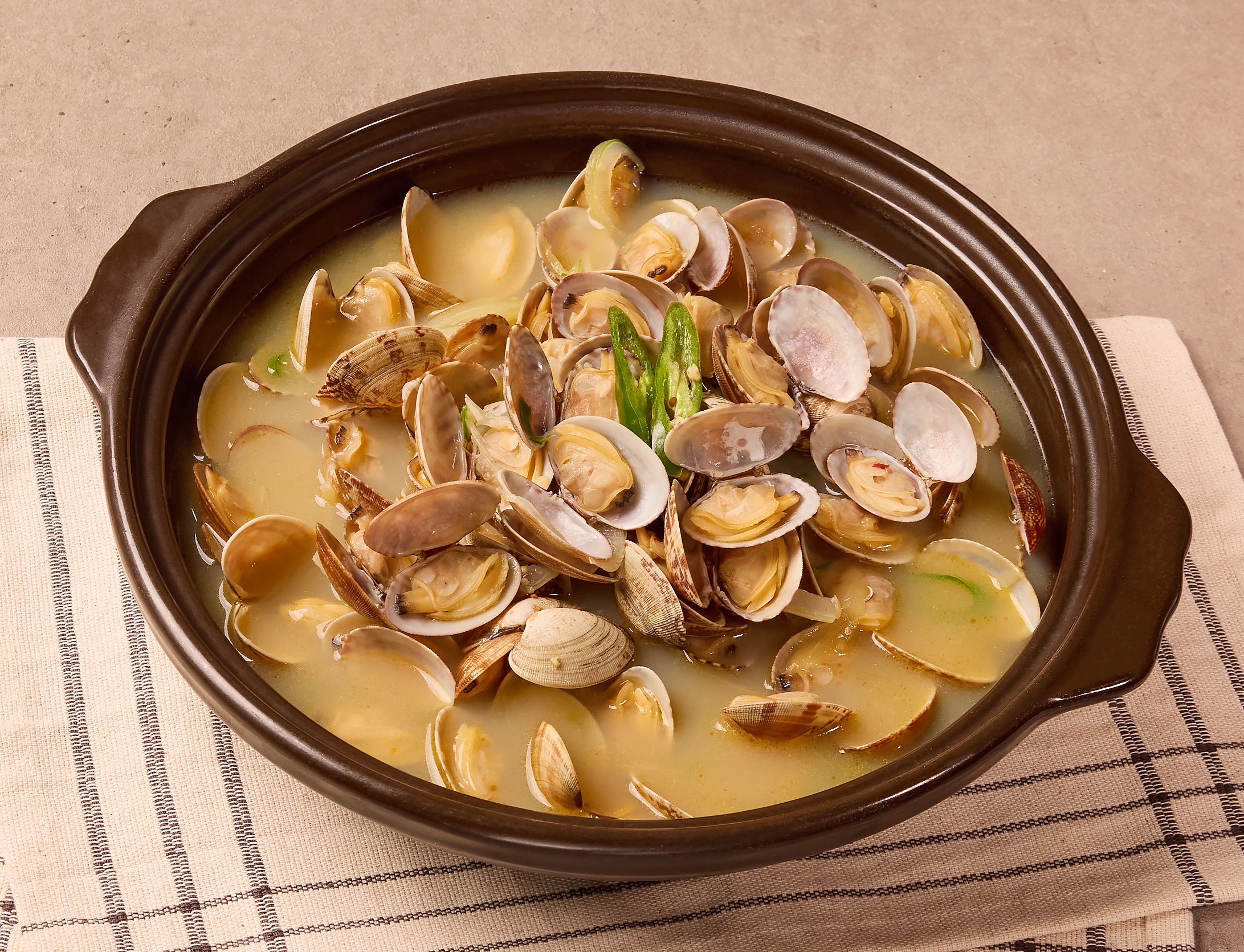 바지락술찜