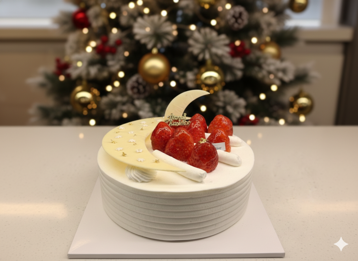 🎄스트로베리 스노우 케이크🎄