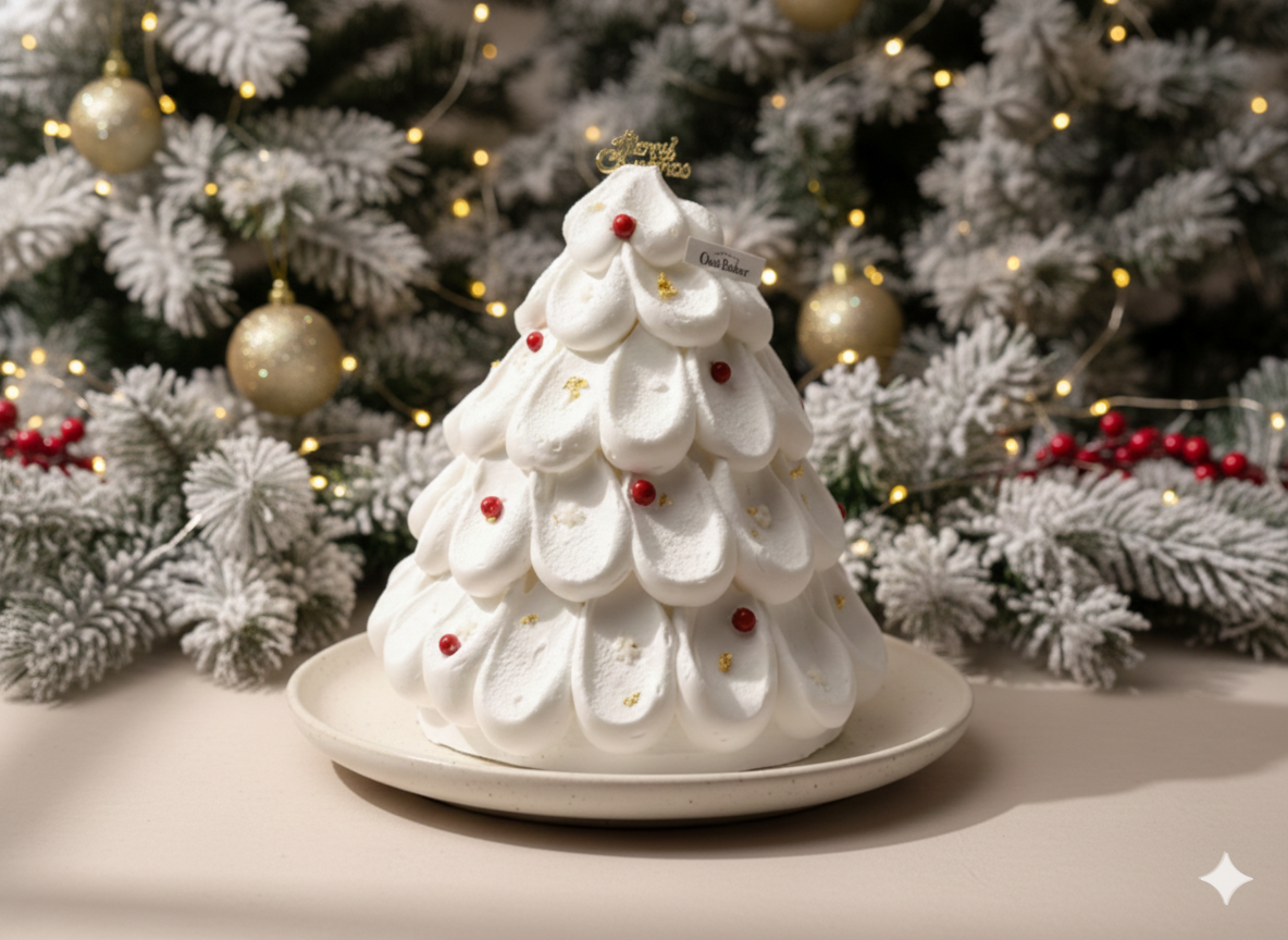 🎄화이트 크리스마스 케이크🎄
