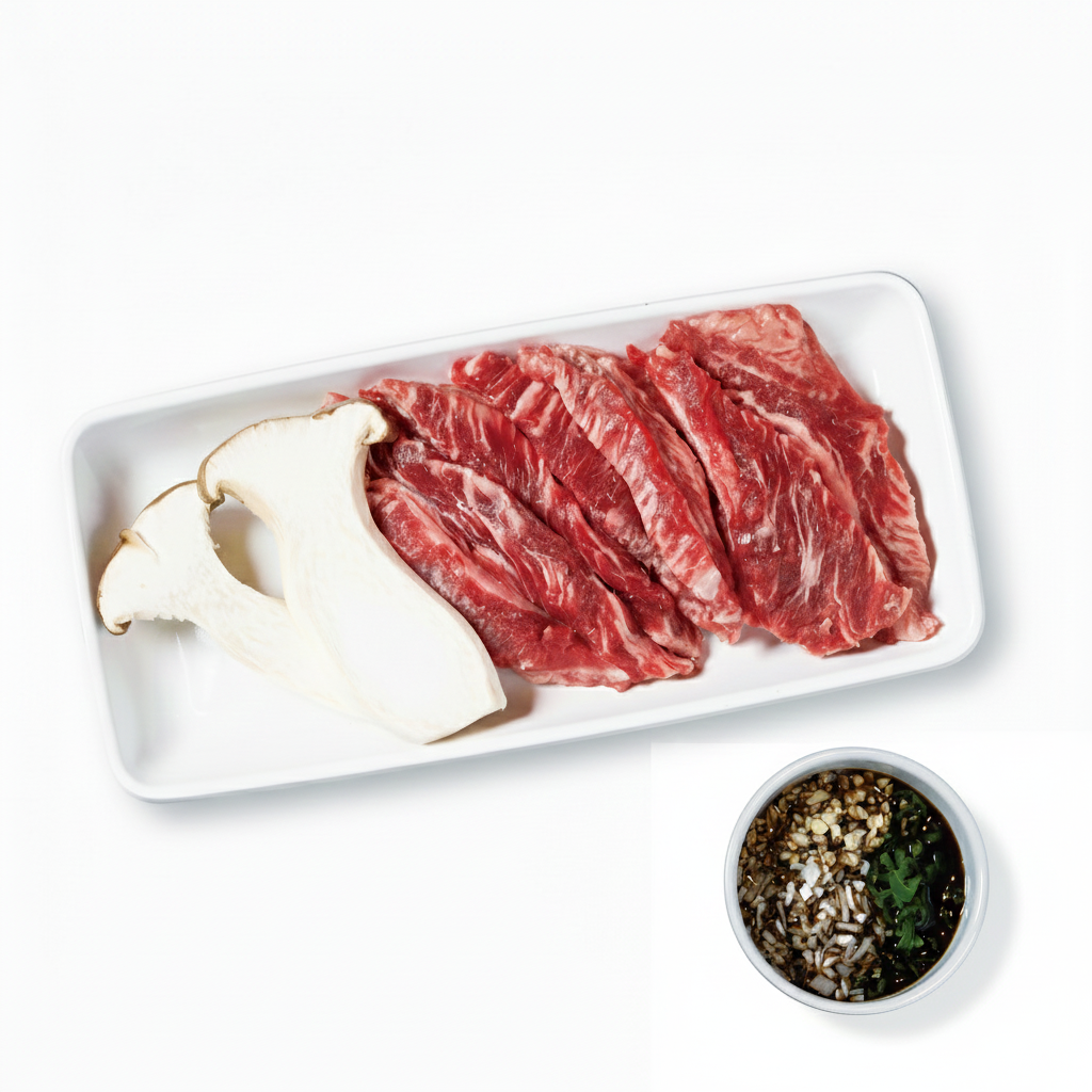 소갈비살(150g)+팔선장