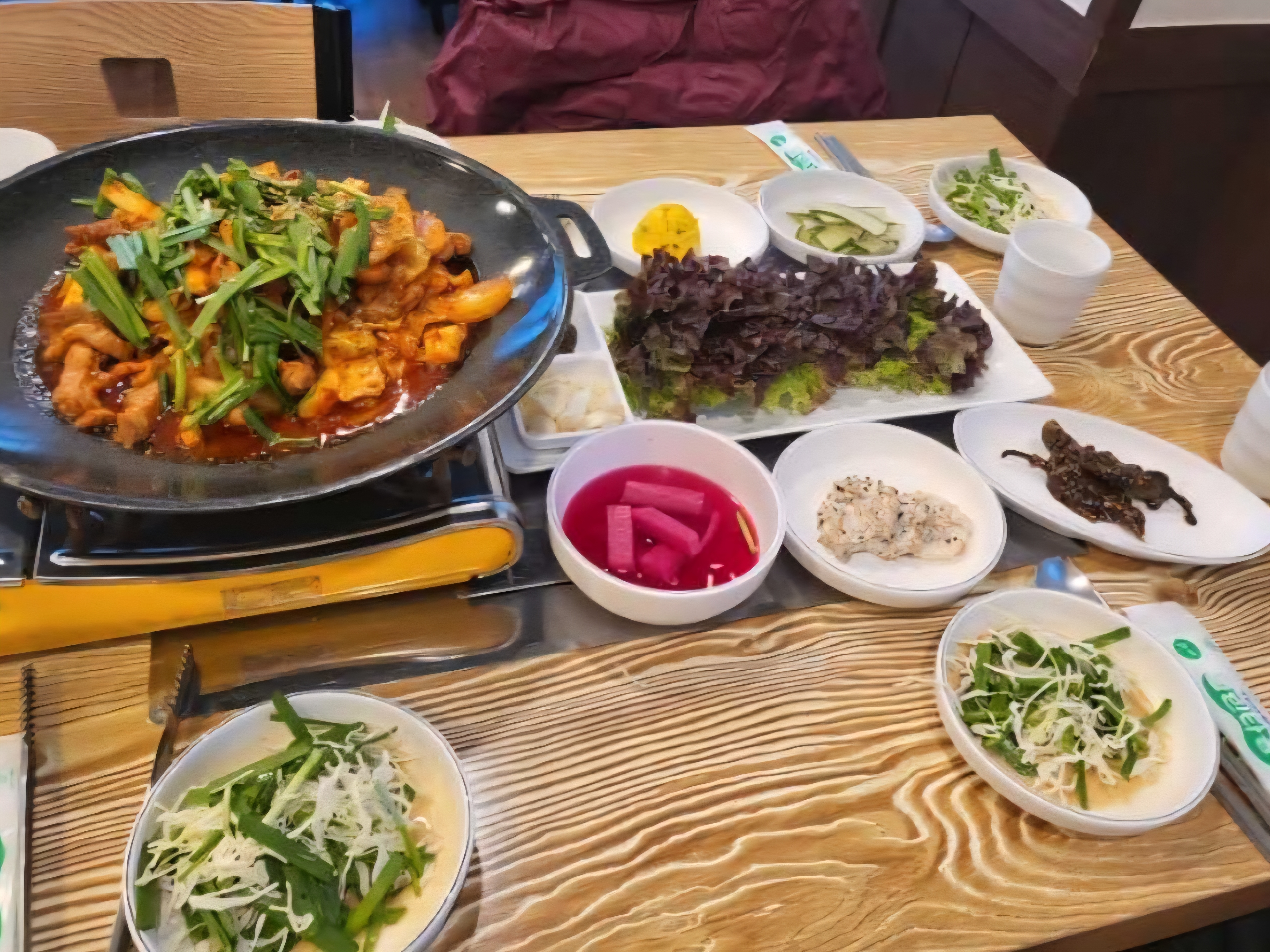 유황생오리 주물럭