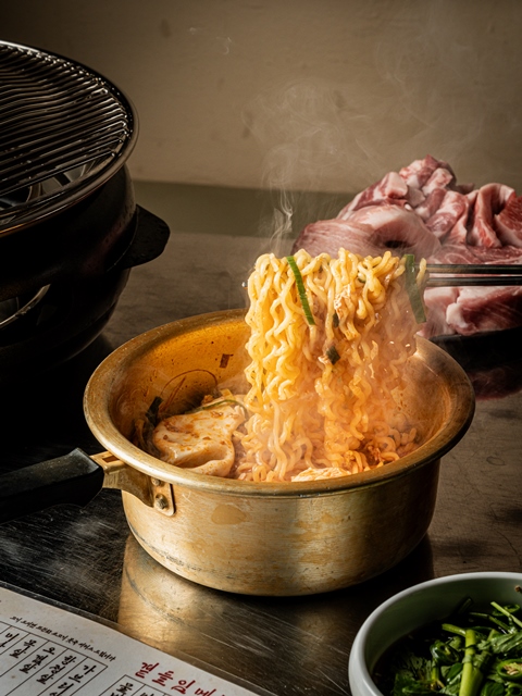 마무리 냄비라면