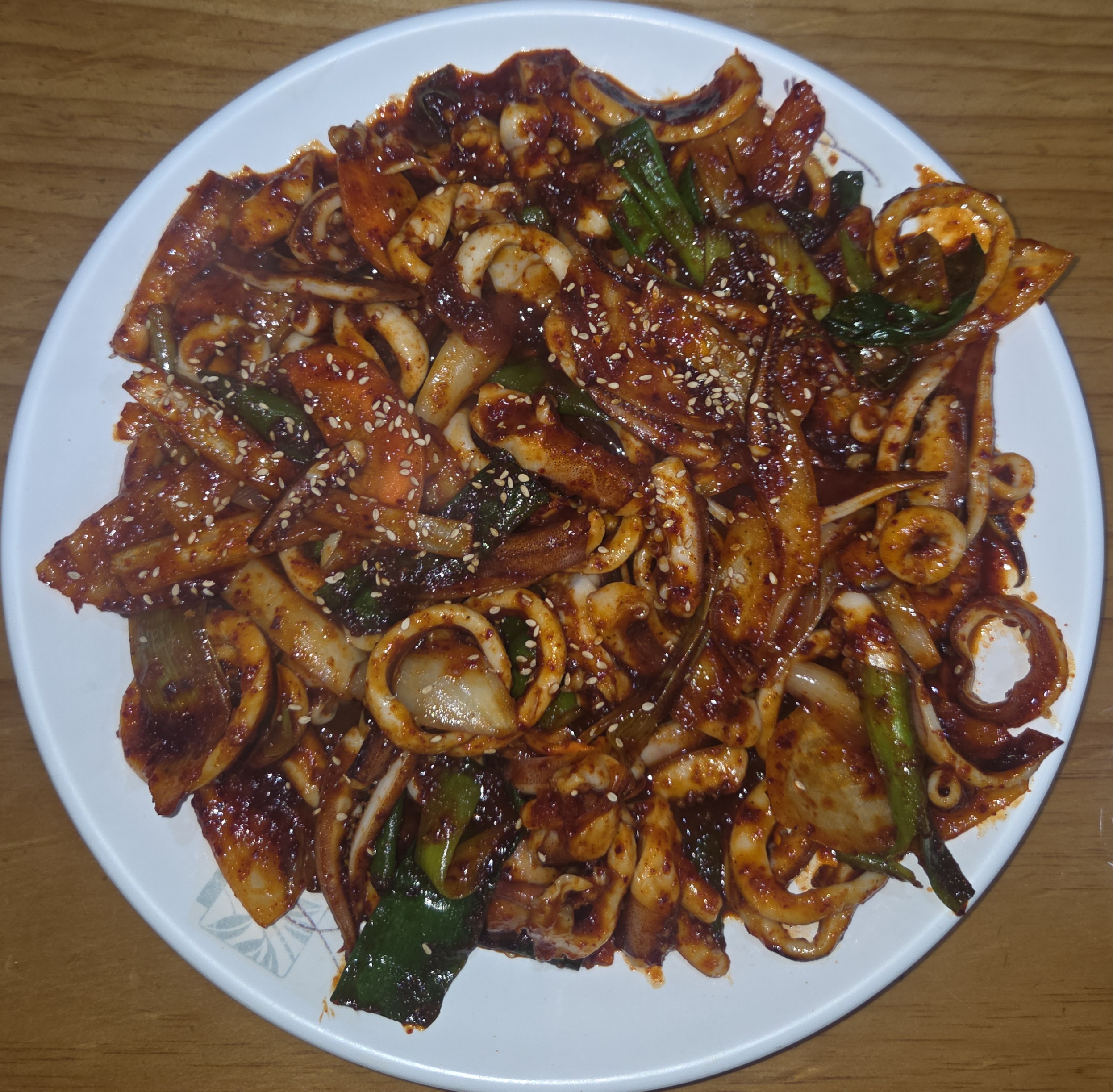 Stir-fried Squid