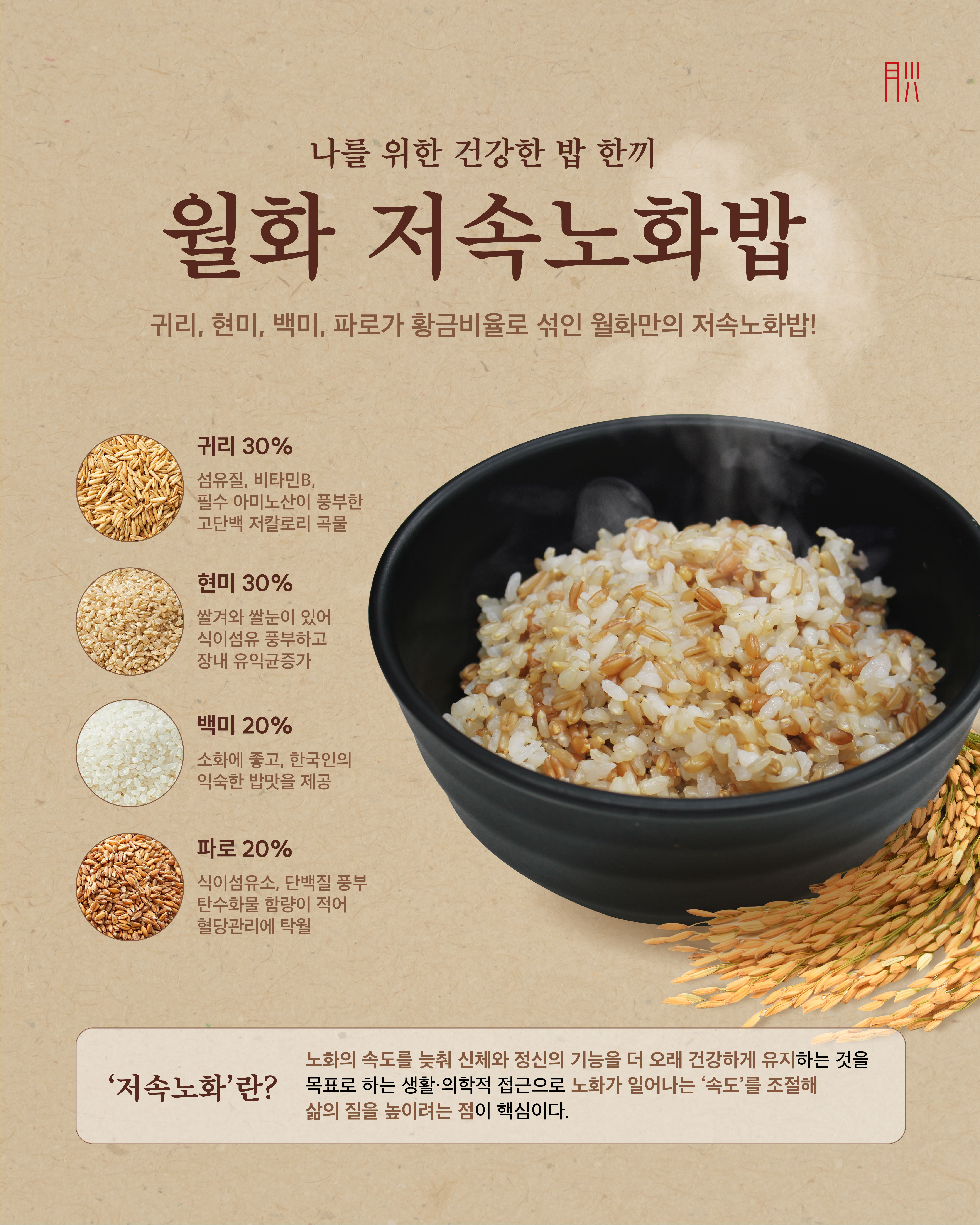 월화 저속노화밥
