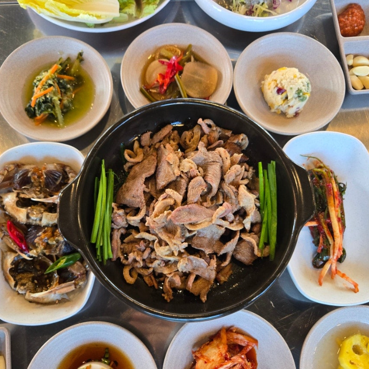 숯불오리로스