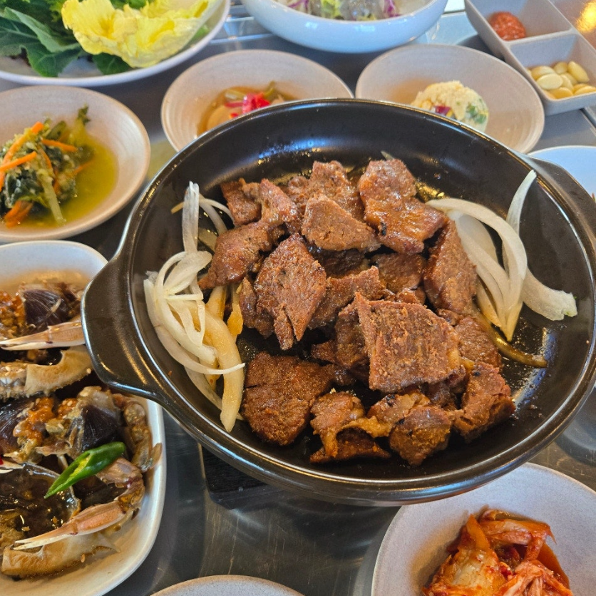 숯불돼지갈비