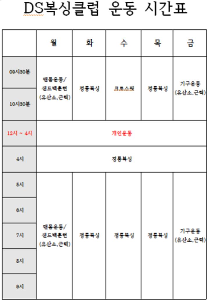 울산 북구 가재길 복싱체육관 DS복싱클럽 내부 모습 4