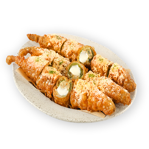 통모짜치즈 고추튀김