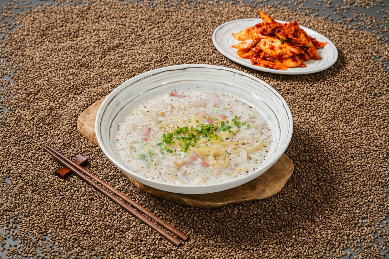 들깨크림우동🌰🍜
