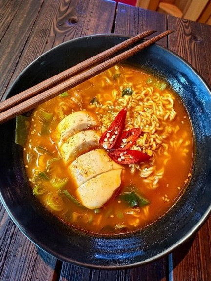 순두부열라면 - 해장라면