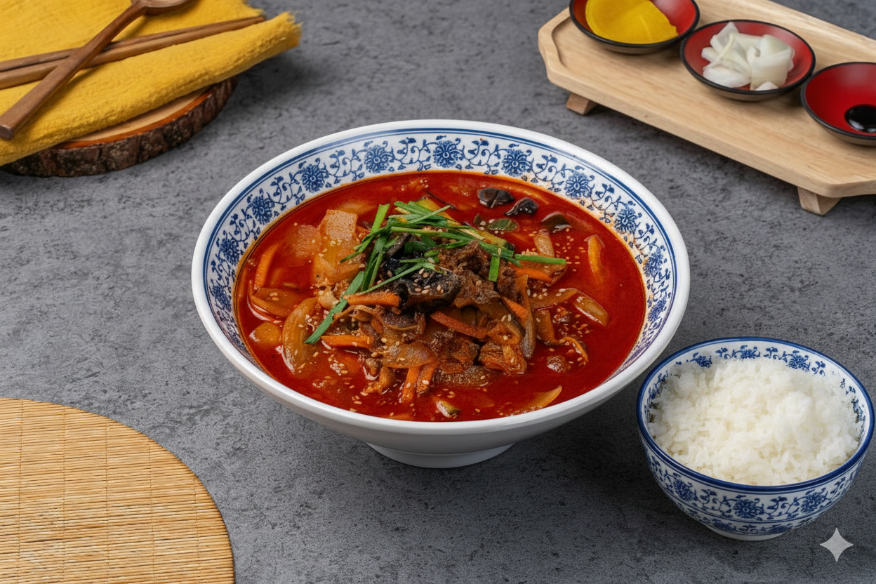 차돌짬뽕밥