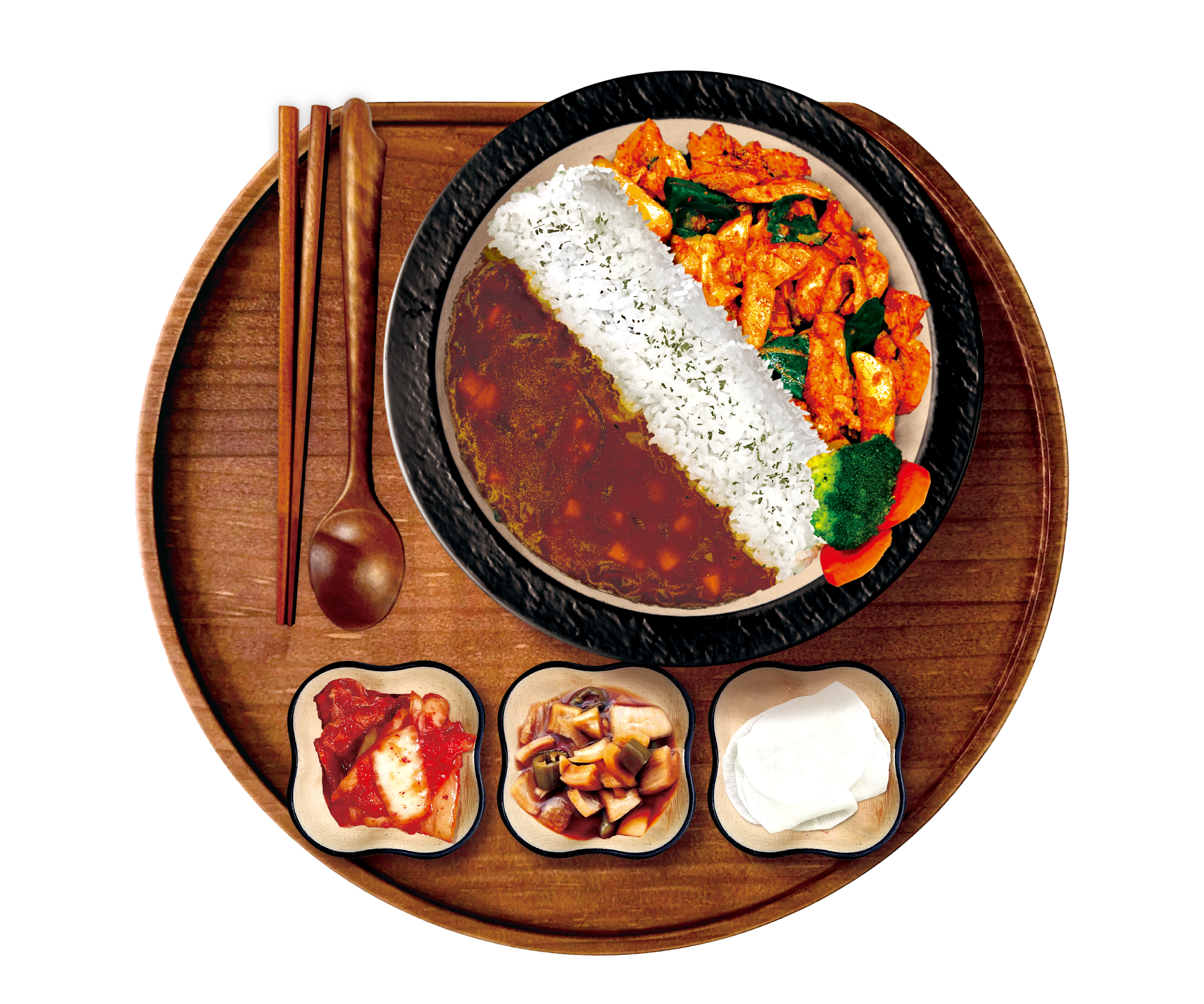 카레 닭갈비 덮밥