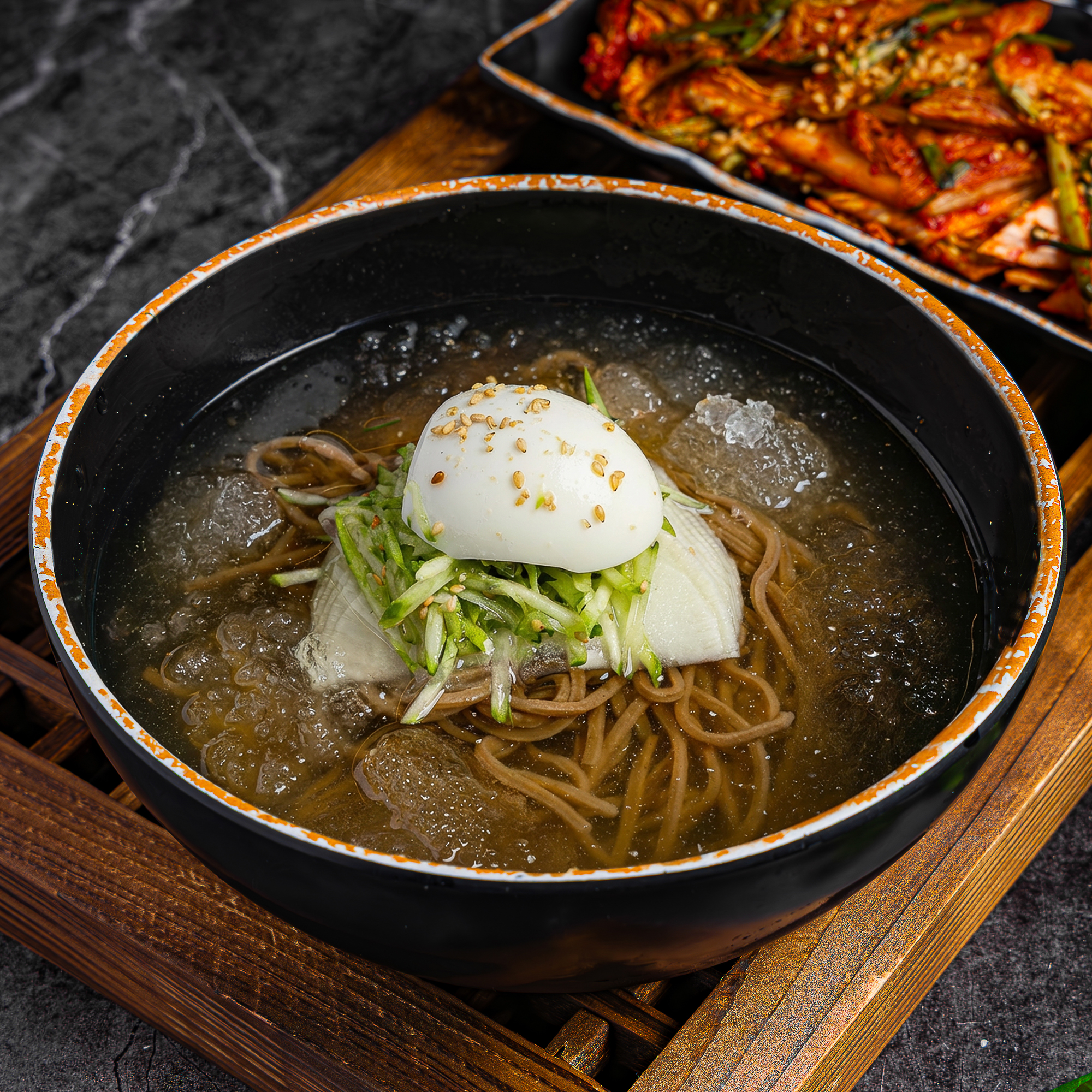 시원한 물막국수
