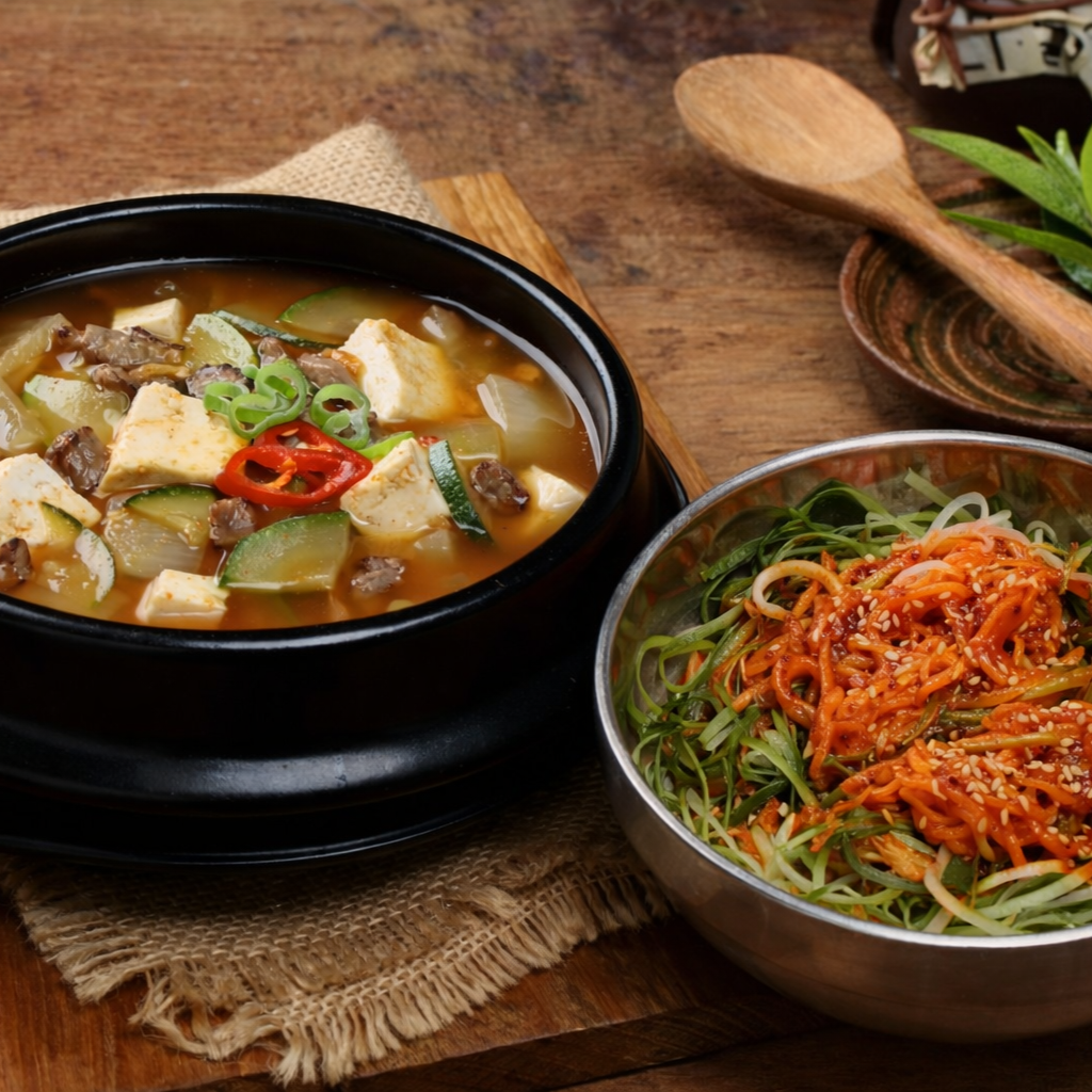 된장찌개&파채쫄면💫무한리필