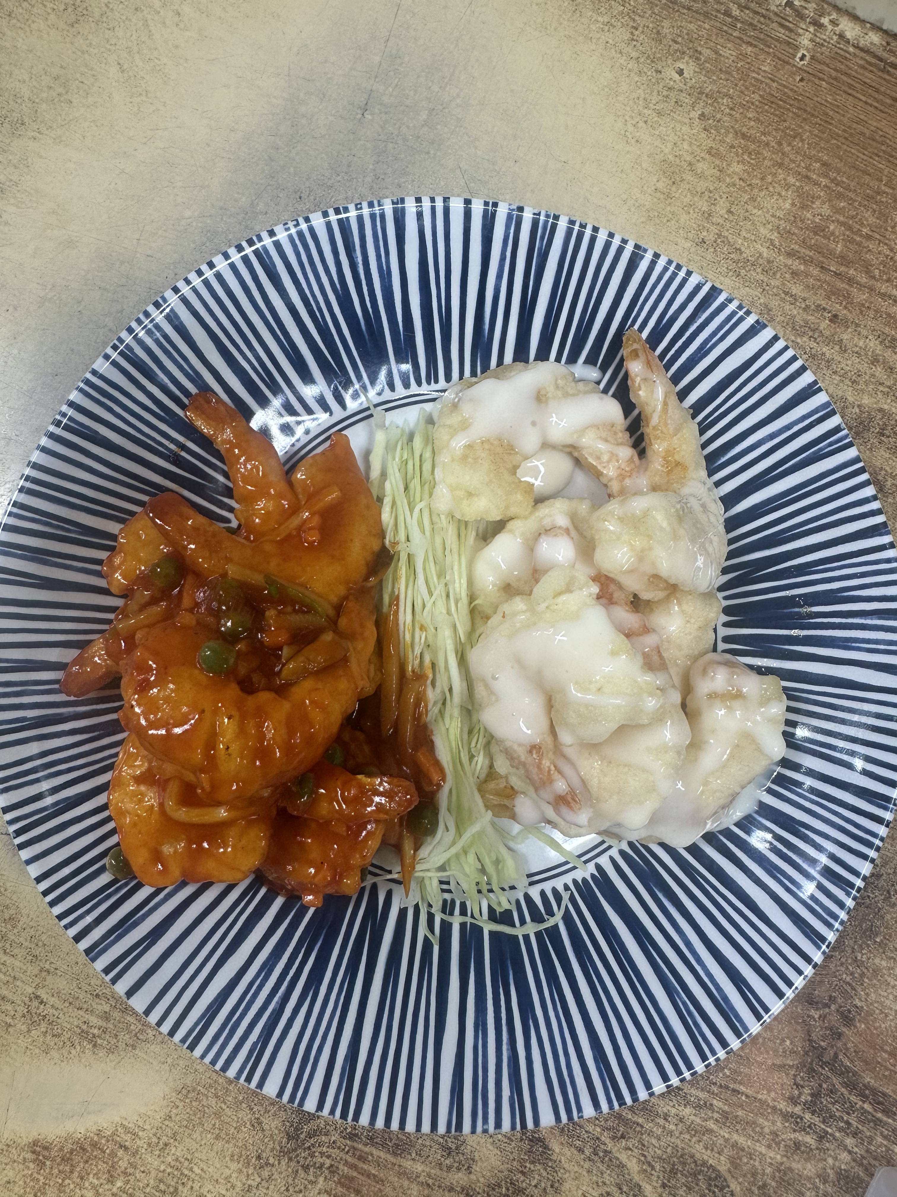 칠리반크림반새우(소)