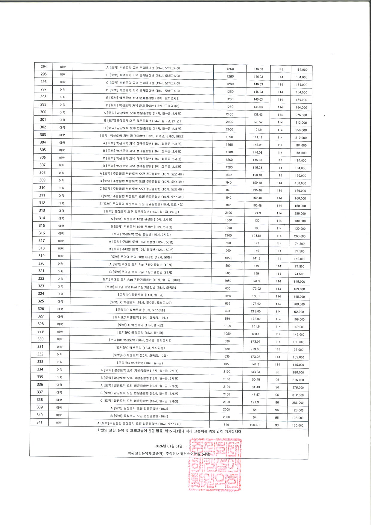 해커스어학원 종로캠퍼스 대표 이미지