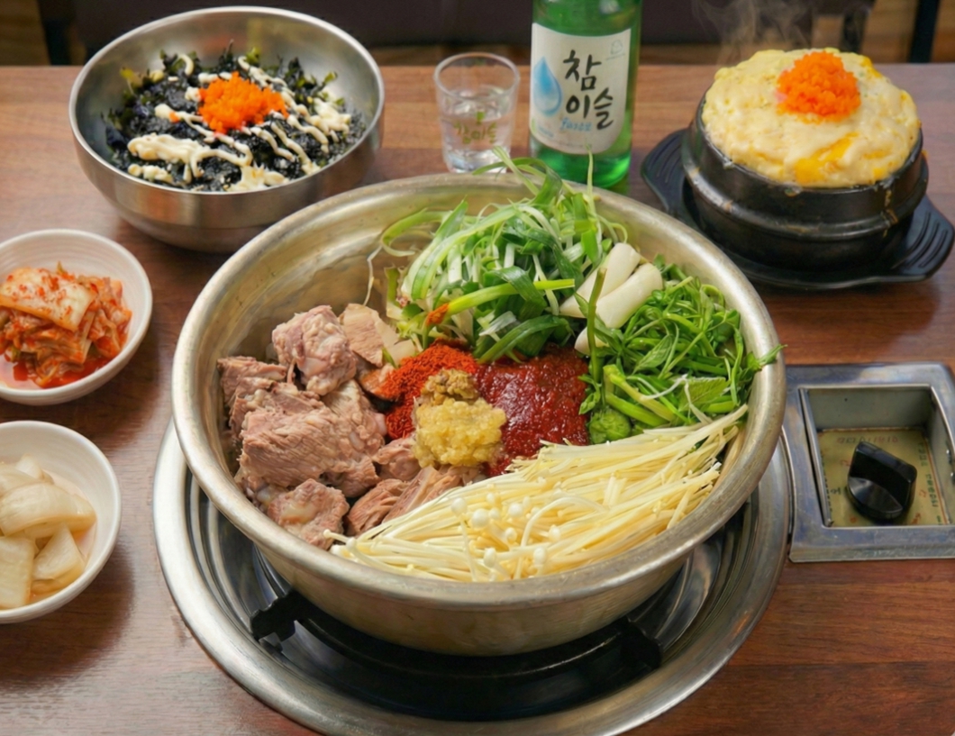 산장 물갈비 2인 세트메뉴