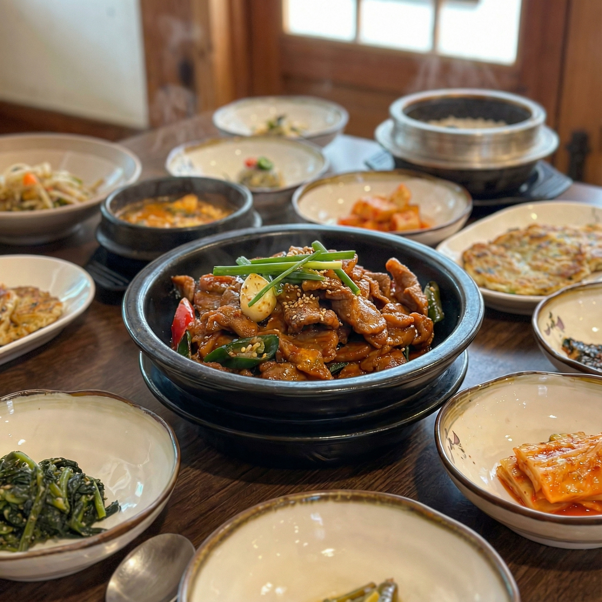 Spicy pork set