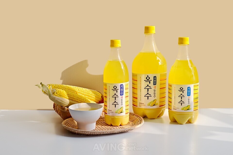지장수 생 옥수수 동동주