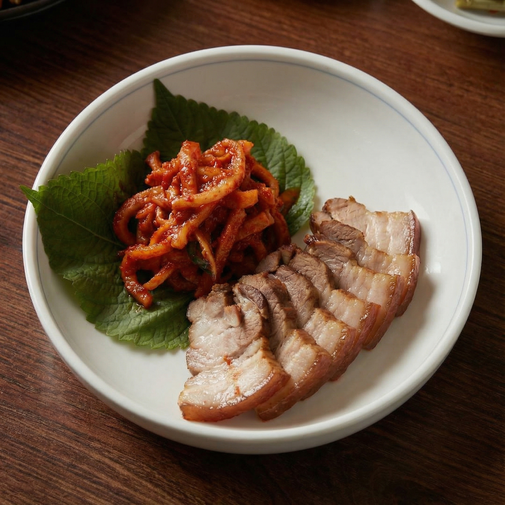 Boiled pork wraps