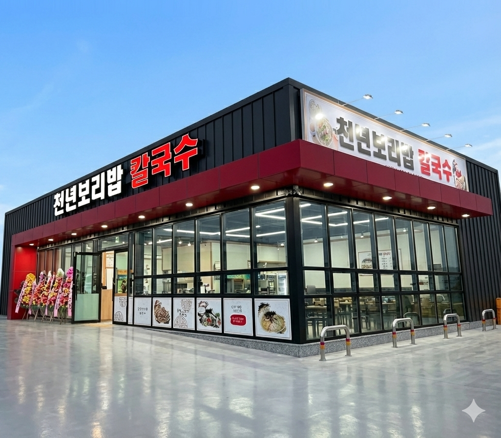 천년보리밥 칼국수