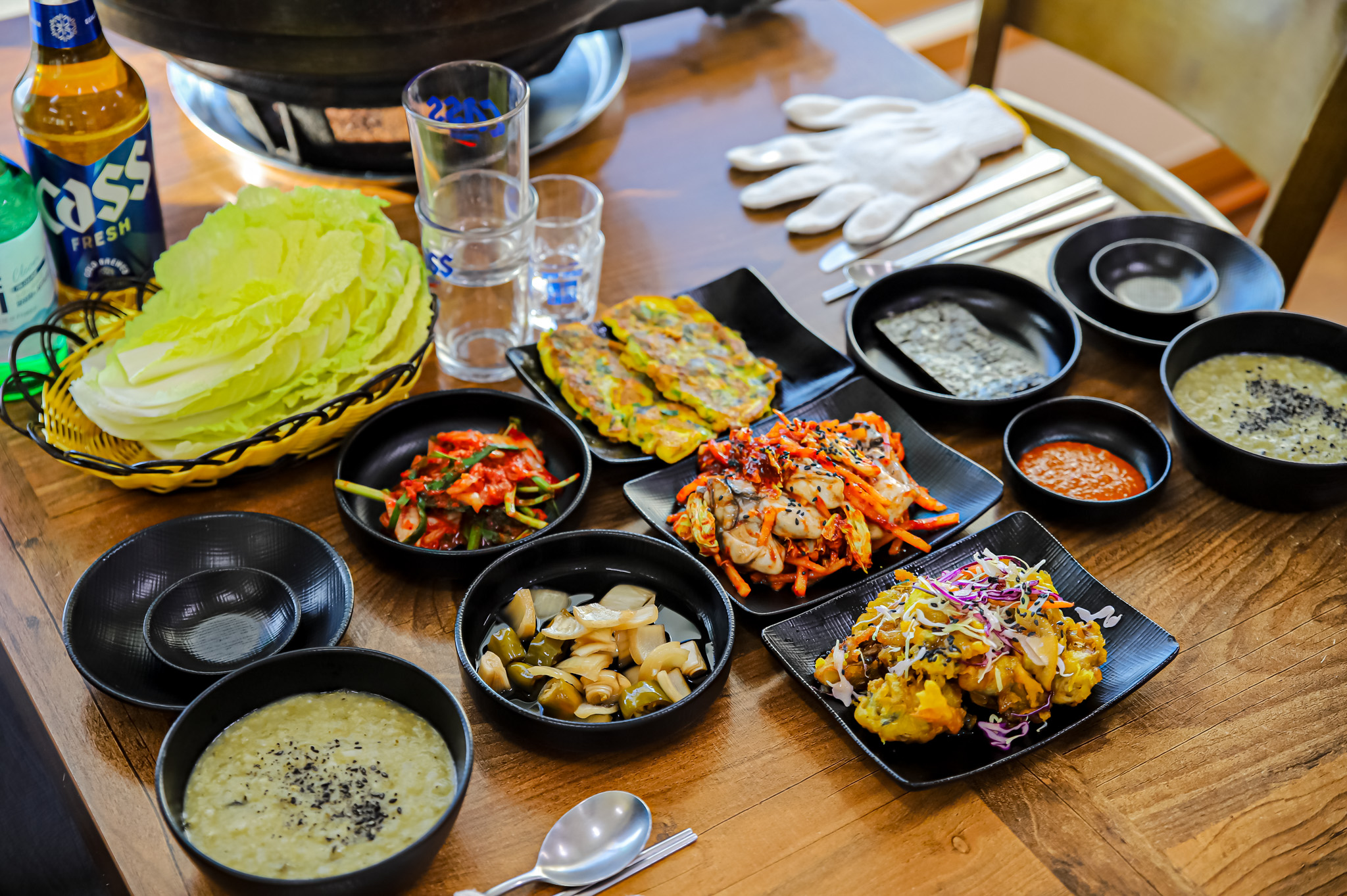 하청굴구이마당 경상 애견맛집