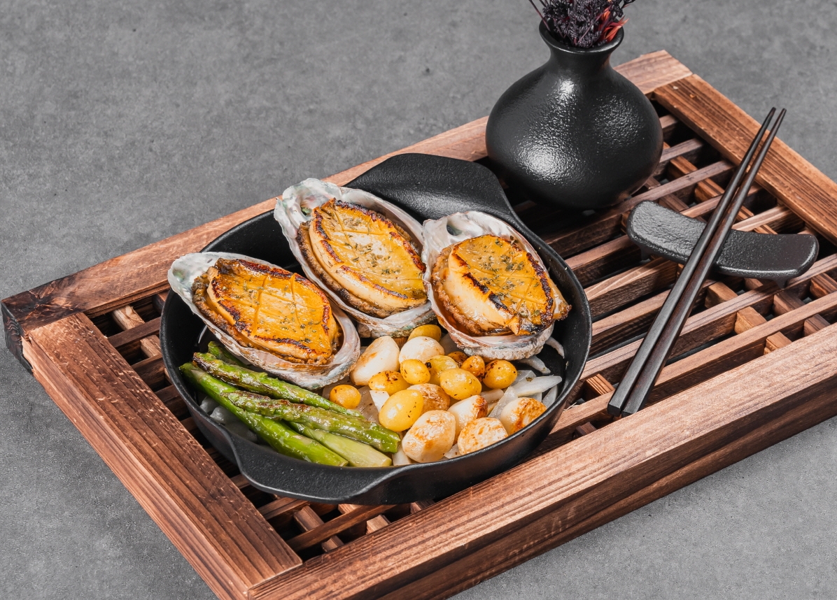 완도 전복 버터구이
