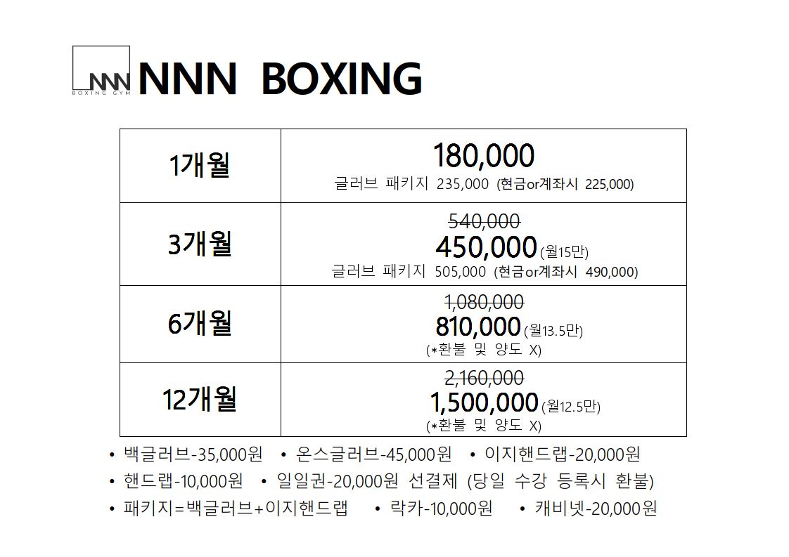 충청남도 아산시 탕정면 복싱체육관 NNN BOXING 내부 모습 5