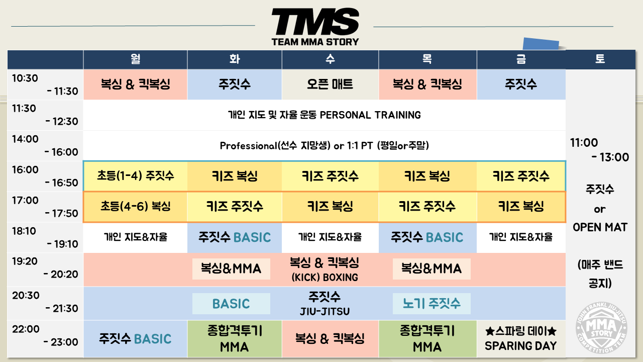 서울 도봉구 노해로63가길 복싱체육관 MMASTORY 복싱과 주짓수 내부 모습 2